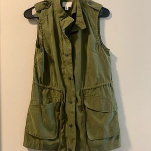 Army green vest